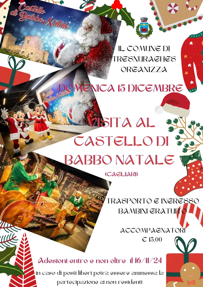 Visita al castello di babbo natale