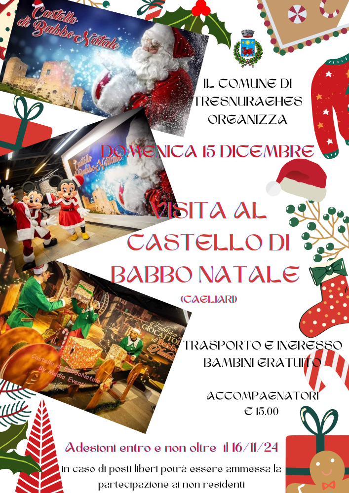 VISITA AL CASTELLO DI BABBO NATALE